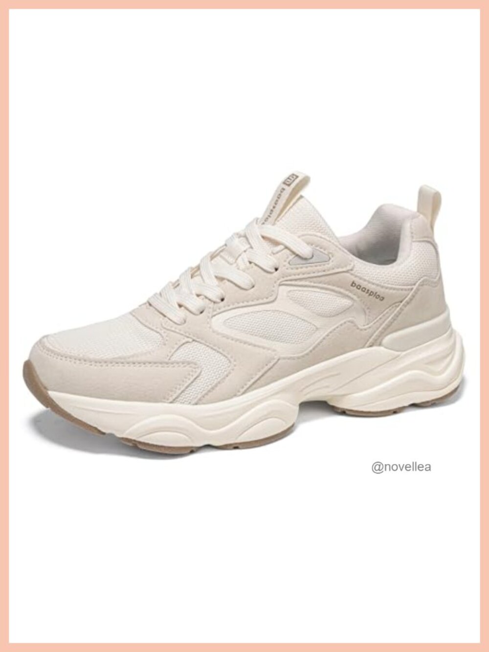 Fashion Chunky Platform Sneakers Leather Mesh Comfort Gym Casual